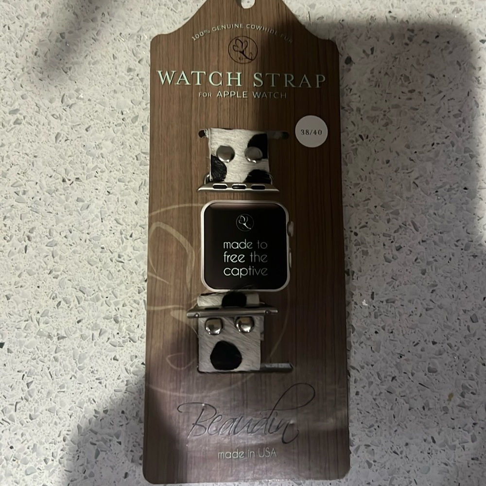 Beaudin hide Apple Watch Strap